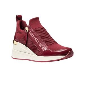 Michael Kors Willis Wedge Trainer Sneaker Shoe Sz 5M